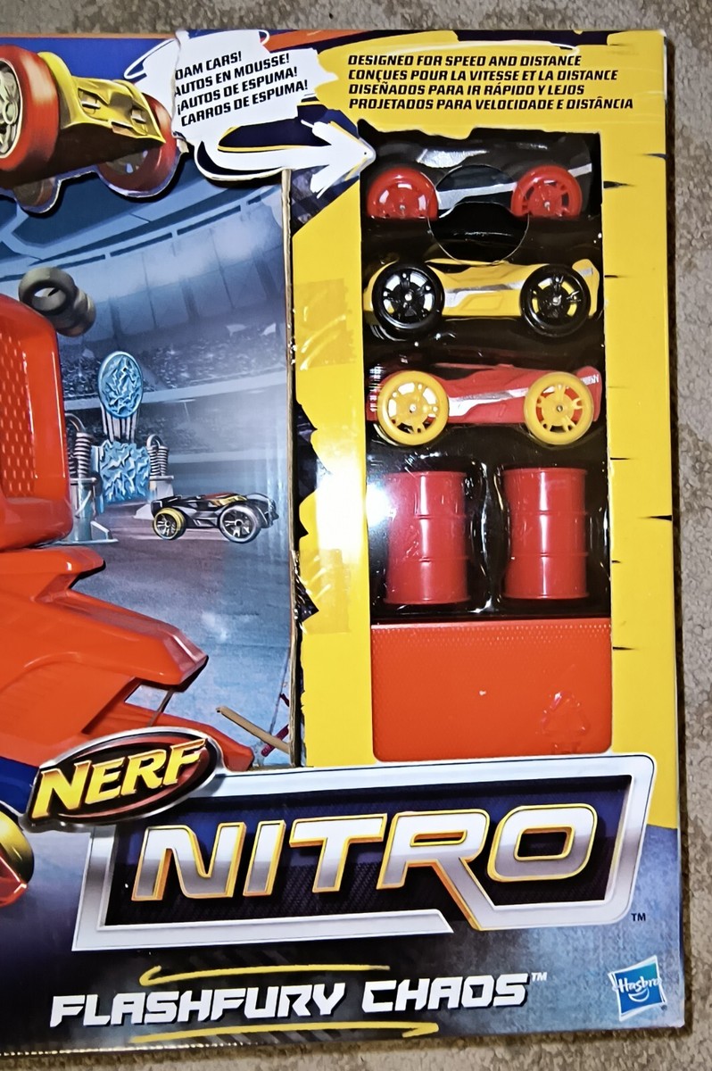 Buy 100 Hasbro NERF NITRO Flashfury Chaos 2017 In-stock online | eBay