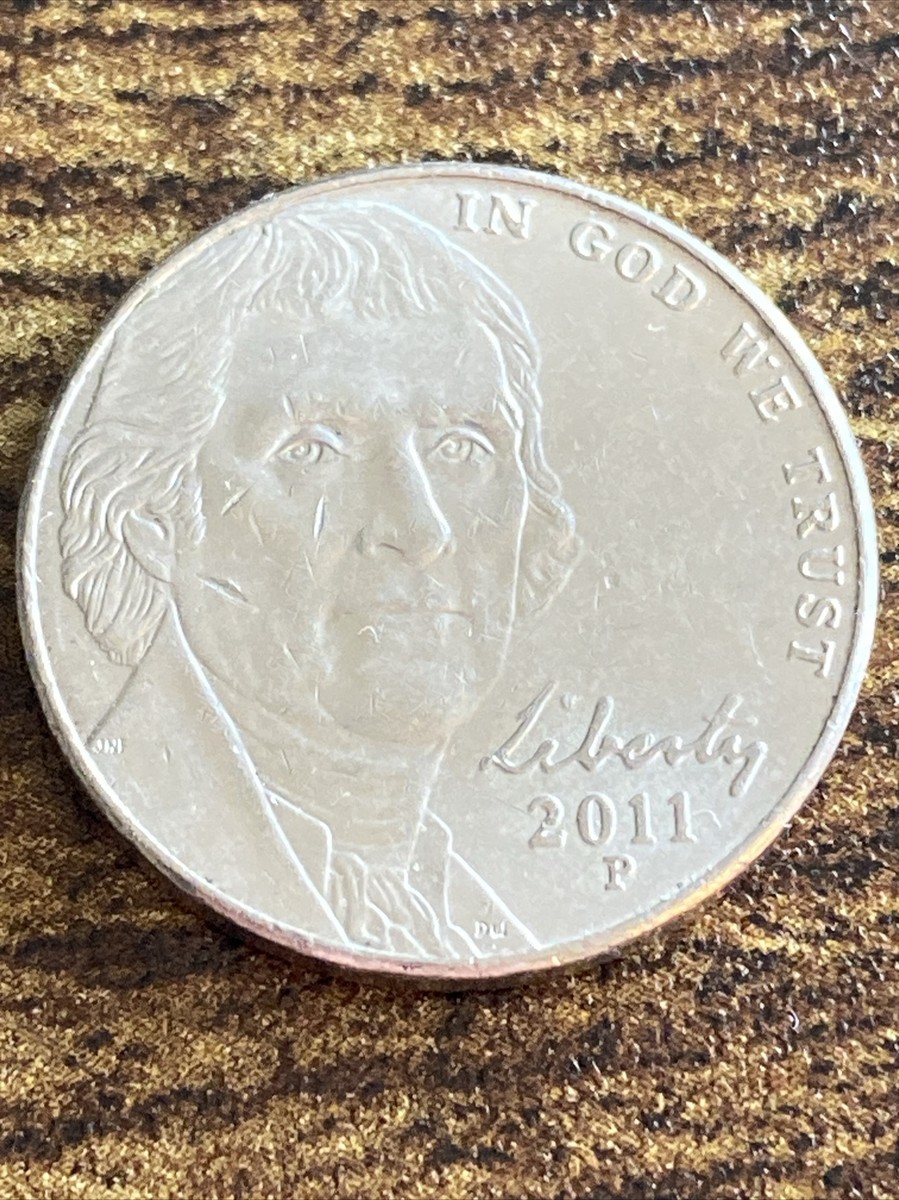 2011 P Jefferson Nickel Five (5) Cent Actual Coin TK3147* | eBay