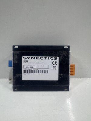 SYNECTICS E100 DUALSTREAM H.264 VIDEO ENCODER/ SERVER