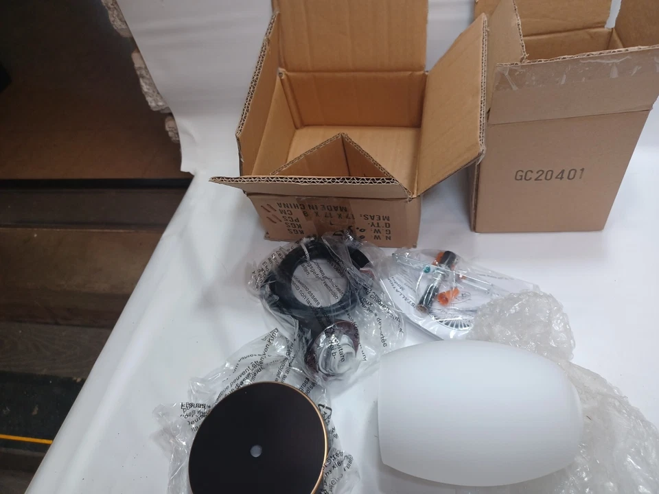 Woodbridge Lighting 13223MEB-C20401 Venezia Mini-Colgante NUEVO Foto 2 de 4