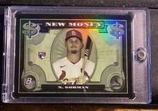 Nolan Gorman Bowman Platinum NEW Money Cardinals Top Prospect Card NM-6.⚾️🔥