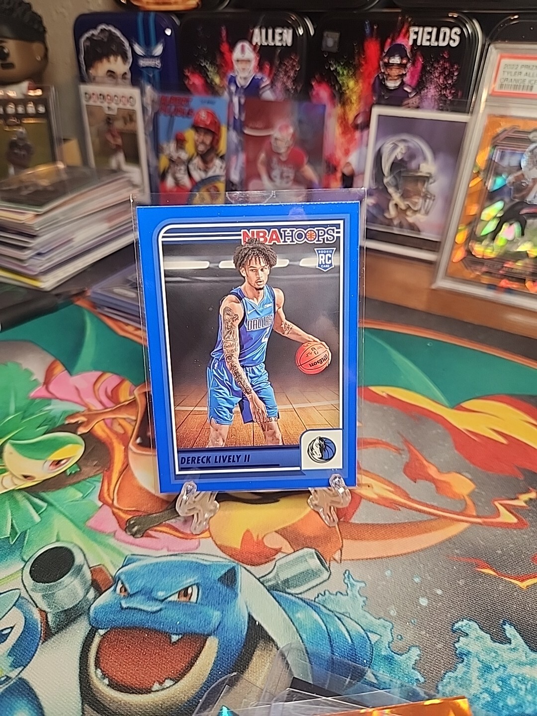 2023-24 Panini NBA Hoops - Rookies Blue #241 Dereck Lively (RC)