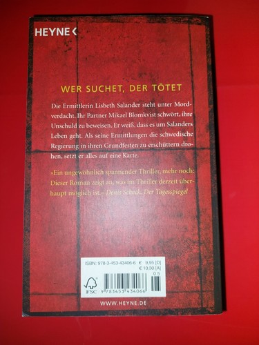 Stieg Larsson Trilogie Millenium Verdammnis Verblendung Vergebung Taschenbuch 3 - Bild 4 von 6