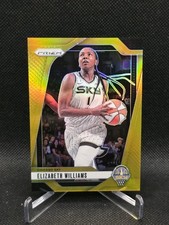 2024 Panini Prizm WNBA #24 Elizabeth Williams Gold Prizm /10 SSP
