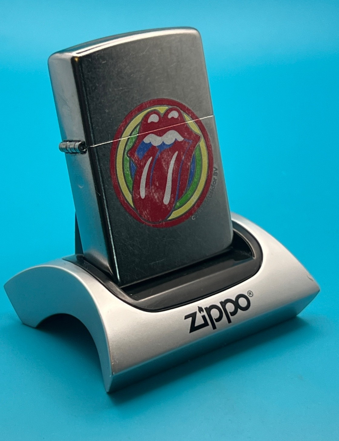 Genuine Brand New 2018 ZIPPO Lighter The Famous ROLLING STONES TONGUE Design