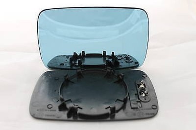 BMW 3 / 5 SERIES E46 E39 DOOR MIRROR GLASS BLUE HEATED WIDE ANGLE RIGHT OR LEFT