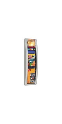 PAPERFLOW Prospekthalter Quickfit 18 x 65 x 9,5 cm (B x H x T) 1/3 DIN A4 Pol...