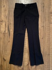  10 Banana Republic Martin Black Pants Stretch 2/R Mid Rise Casual Or Dress