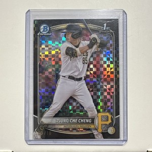 2025 Bowman Chrome 1st Tsung-Che Cheng Black Geometric Refractor /10 #BCP-95
