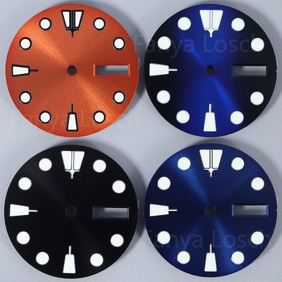 NH35 Dial 28.5mm Modify Seiko Mod C3 luminous Vintage Dial For Seiko NH34 36 38