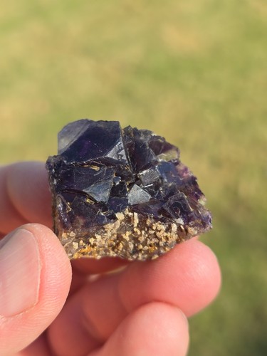 Natural Fluorite Crystal 34g Healing Stone Focus Clarity Protection A84 - Picture 4 of 10