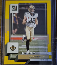 Panini 2022 Donruss Press Proof Adam Trautman #245 Saints NFL Football Card