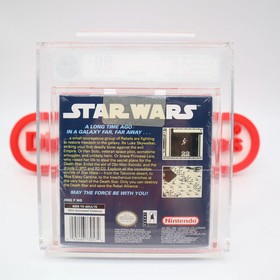 Game Boy Original STAR WARS - VGA GRADED 90+ NM+/MINT GOLD NEW & Factory Sealed!
