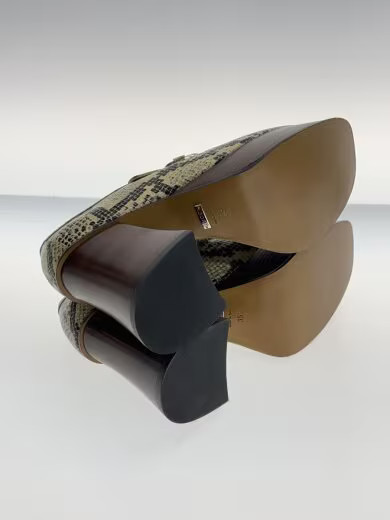 GUCCI Python Bit Pumps/ Size 35/ Beige/ Leather/ … - image 4
