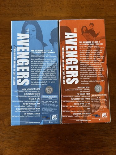 The Avengers British TV Series - '67 Volumes 1 & 2 VHS Lot 1967 2 - 3 Tape Sets - Bild 4 von 7