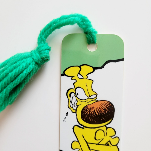 Vintage 90s Grimmy Bookmark Mike Peters Mother Goose & Grimm 1991 Antioch H-1464 - 第 7/10 張圖片