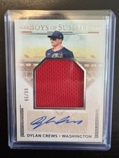 2024 Boys of Summer Jumbo Patch Auto Autograph Dylan Crews #JMS-DC /99 rookie 