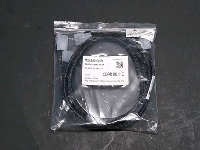 x2 Two Mini SAS Cable SFF-8087 to SFF-8087, 36Pin 100Ohms 0.5 ~1 Meter