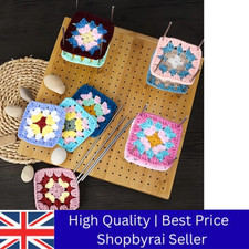 Crochet Blocking Peg Board Knitting Craft Board Square Mat Granny Crochet Gifts