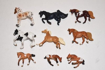 Vintage Breyer Mini Whinnies Lot of 9 Mini Horses 1.5'' Scale