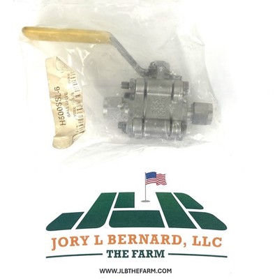 HAM-LET, H500SSL3/8, 3/8'' TUBE, 2000 PSI, LEVER OP BALL VALVE, SST, SEALED NOS S