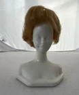 Vintage Barbie Doll Bubble Cut Wig & 1982 Wig Stand (A216)