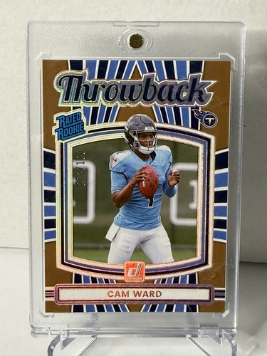 Cam Ward [Studio Series] #25 2025 Panini Donruss Rated Rookie Throwback card