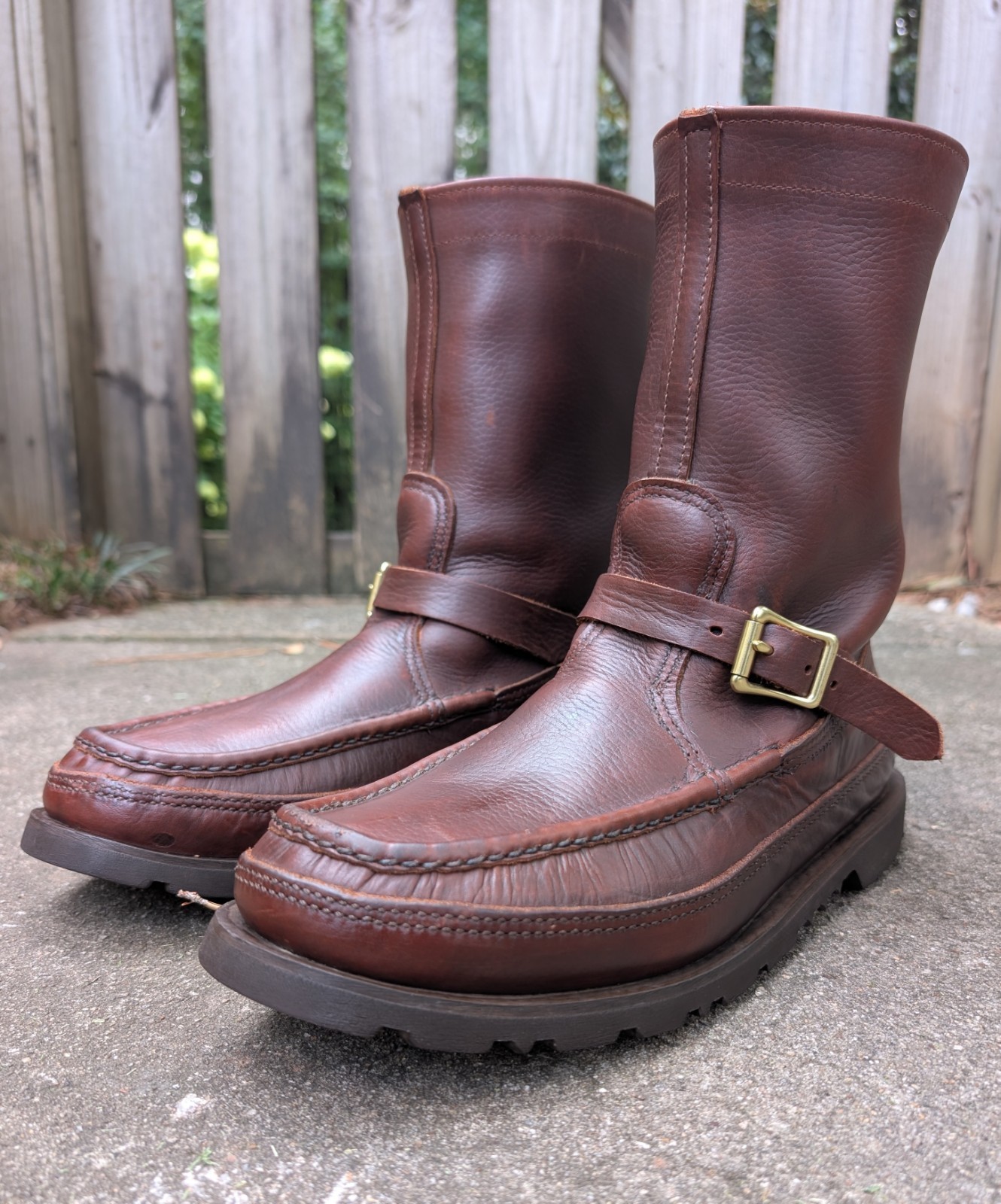 Bottes Mocassin Russell Zephyr 10 C Noir Vintage - Neuf Sous Blister États-Unis