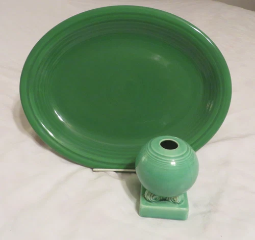 Vintage Fiesta *MEDIUM GREEN* Platter *Authentic*