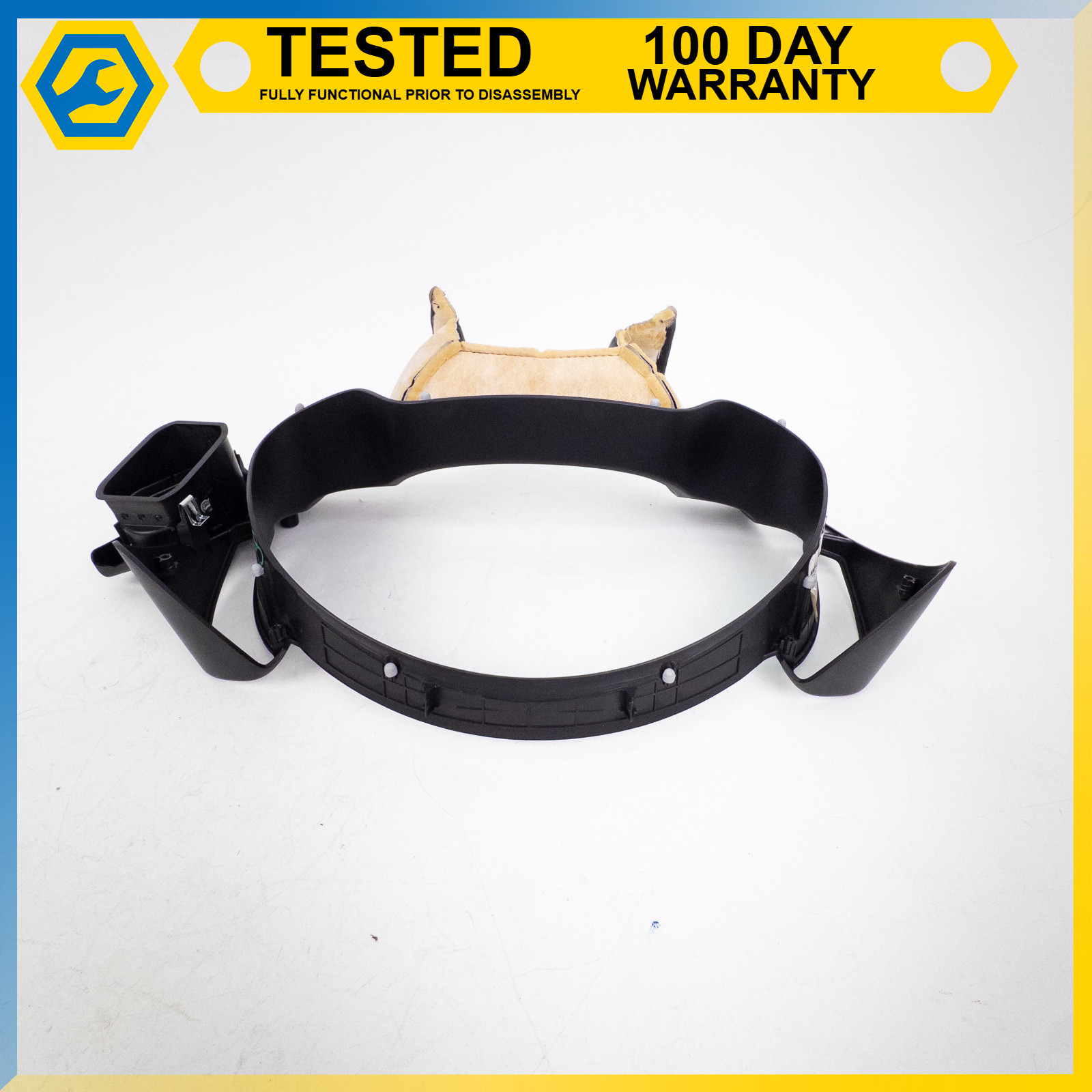 05-13 CHEVROLET CORVETTE C6 INSTRUMENT CLUSTER TRIM PLATE ASSEMBLY BLACK OEM