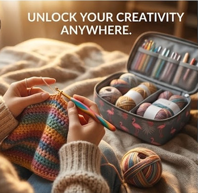 58 Pcs Crochet Kit for Beginners Adults Include DYI Yarn Starter Kits-Unicorn