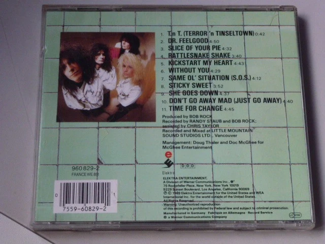 Mötley Crüe - Dr. Feelgood Cd Sammlungsauflösung - Bild 2 von 2