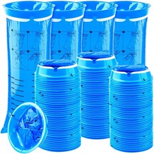 KKEETUR 120 Pack Disposable Throw Up Bags Portable Emesis Vomit Bags 1000ml for