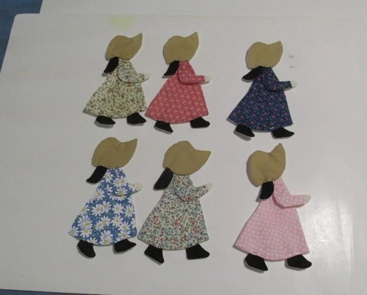 Sunbonnet Sue аппликации для стеганых одеял набор из 12 пресс и шитья - Style4 товар 401 - Изображение 2 из 4