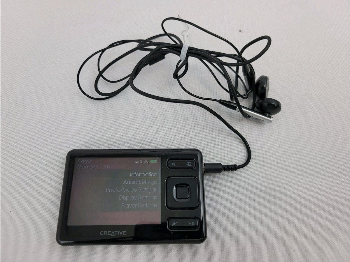 Creative ZEN MX Black ( 16 GB ) Digital Media Player for sale