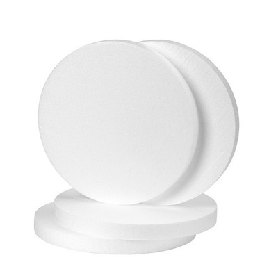 4 Pack 10-Inch Round Polystyrene Foam Discs 1'' Thick for Crafts School DIY