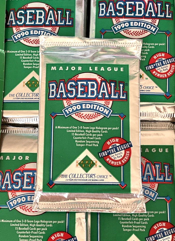 1990 UPPER DECK COLLECTORS CHOICE BASEBALL MLB High Series ⚾️ PACK 15 Cards OVP❗ - Bild 1 von 4