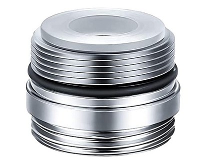 JCAN2 Junior Cache Adapter - Chrome Plated Solid Brass, Male to Male Adapter ...