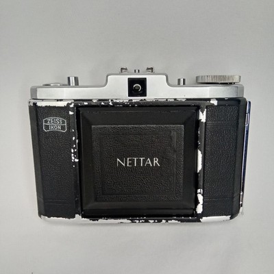 Vintage 1950s Zeiss Ikon Nettar Folding Camera With Case New