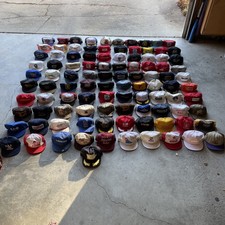 Vintage Lot Of 101 Trucker Hat Cap Snapback Trucker All USA Made Mesh And Cotton