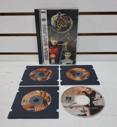 Panzer Dragoon Saga (Sega Saturn, 1998) CIB, Complete w/Manual - Authentic *READ