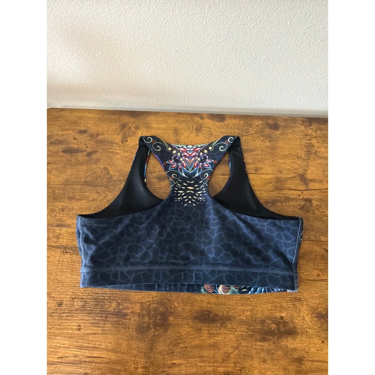 Johnny Was Active Seabrock Bee Active Racer Back Sports Bra XL EUC View 6