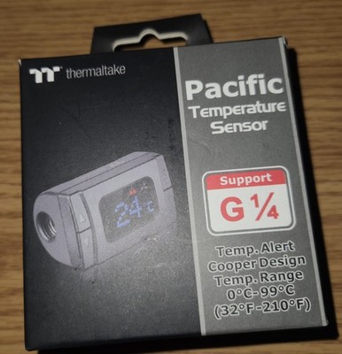 Thermaltake Pacific Temperature Sensor G1/4 Thread Black CL-W151-CU00BL-A