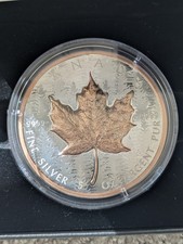 2025 Canada 5 oz Silver 50 Ultra High Relief Silver Maple Leaf Coin