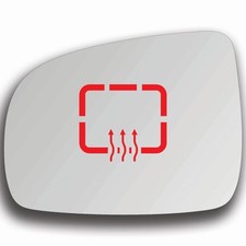 Vetro Specchio Retrovisore Sinistro Riscaldato Per Nissan Note 2006 - 2013