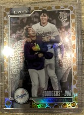2026 Topps Series 1 DODGERS DUO  OHTANI/YAMAMOTO/SPRING TRAINING GOLD 29/50