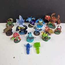 Lot of 15 Skylanders Mixed Lot 13 Figures  2 Crystals - FREE SHIPPING 