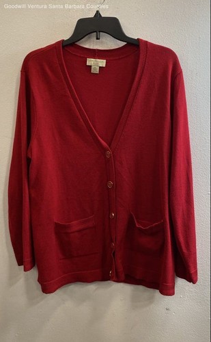 Appleseed Petite Red Cardigan Size PL