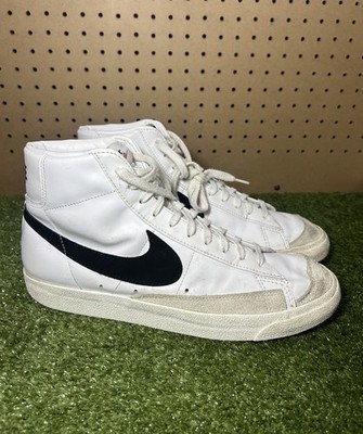 Nike Blazer Mid '77 Vintage White Black Mens Size 11.5 Sneakers BQ6806-100