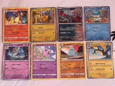 Lot 8 Pok mon McDonald's 2023-2024 Cards - Charizard, Pikachu, Bramaluna and ...